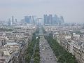 47 view of Paris from atop Arc de Triomphe